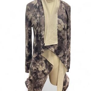 Solitaire grey floral duster jacket